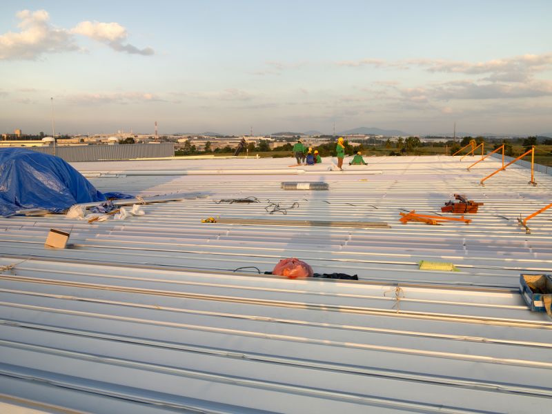 Local Industrial Roof Installation pros at work